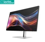 HP RENEW RENEW SILVER HP 727pu Series 7 Pro QHD TB4 Charging Monitor – 27″ 2560×1440 QHD 400-nit 120Hz AG, IPS Black HDR 400, USB-C(100W/15W)/HDMI/DisplayPort Daisy-Chain, 5x USB-A, RJ-45 LAN, height adjustable/tilt/swivel/pivot, 1 years