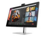 HP 727pm Series 7 Pro 4K Conferencing Monitor – 27″ 3840×2160 UHD 400-nit 60Hz AG, IPS Black HDR 400, USB-C(100W/15W)/HDMI/DisplayPort Daisy-Chain, 5x USB-A, speakers, 5MP webcam, RJ-45 LAN, height adjustable/tilt/swivel/pivot, 3 years