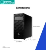 HP RENEW RENEW SILVER HP Z2 G1i Workstation Tower – Ultra 7-265K, 32GB, 1TB SSD, UK keyboard, USB Mouse, Win 11 Pro, 1 years