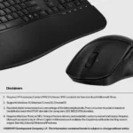 HP 685 Comfort Dual-Mode Keyboard and Mouse Combo, spill resistant – Black – US ENG