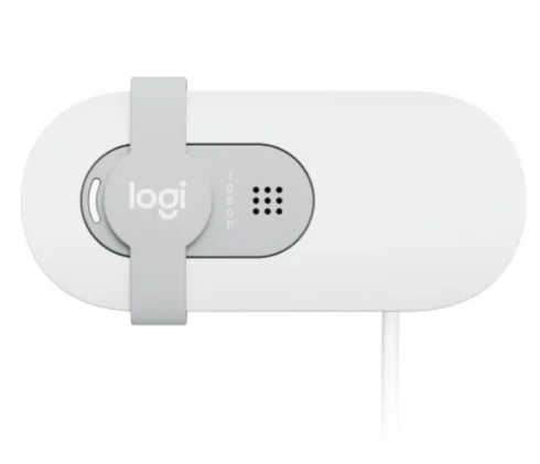 Logitech Brio 100 Full HD Webcam, 2 MP, FHD 1080p, 58°, USB, Off-White