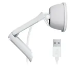 Logitech Brio 100 Full HD Webcam, 2 MP, FHD 1080p, 58°, USB, Off-White