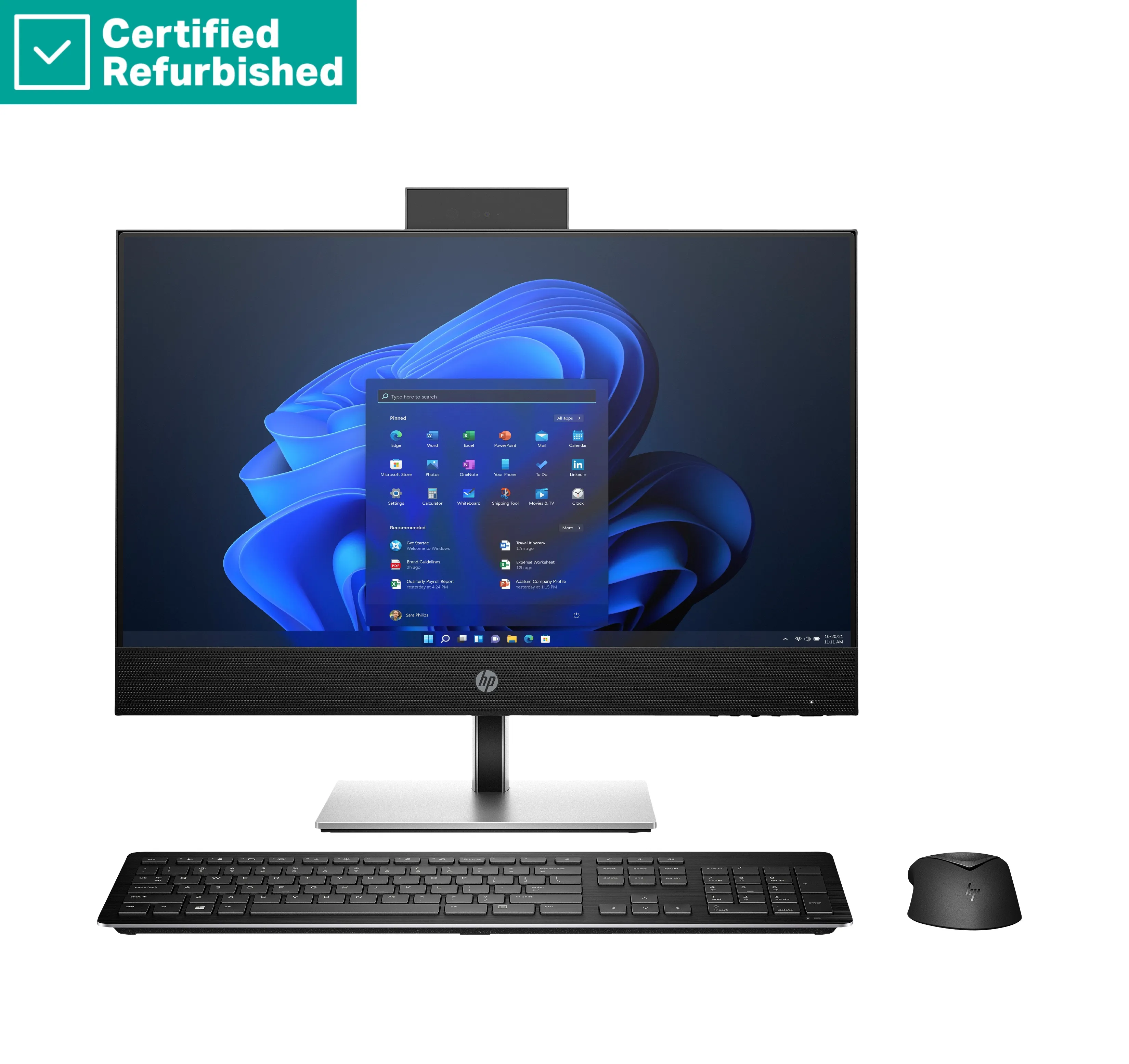 td-997p0etruuw HP RENEW RENEW SILVER HP Pro 440 G9 AIO All-In-One – i5-13500T, 16GB, 256GB SSD, 23.8 FHD Touch AG, Height Adjustable, No Mouse, Win 11 Pro, 1 years