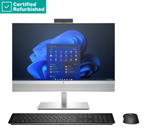 HP RENEW RENEW SILVER HP Elite 840 G9 AIO All-In-One 24 – i7-13700, 16GB, 512GB SSD, 23.8 FHD Touch AG, FPR, Height Adjustable, Win 11 Pro, 1 years