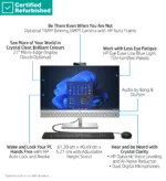 HP RENEW RENEW SILVER HP Elite 870 G9 AIO All-In-One 27 – i9-14900, 64GB, 2TB SSD, 27 QHD Non-Touch AG, Height Adjustable, USB Mouse, Win 11 Pro, 1 years