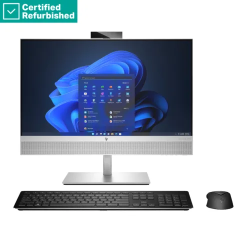 HP RENEW RENEW SILVER HP Elite 840 G9 AIO All-In-One 24 – i5-14500, 16GB, 512GB SSD, 23.8 FHD Non-Touch AG, VESA/Heigh Adjustable, Win 11 Pro, 1 years