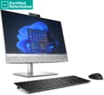 HP RENEW RENEW SILVER HP Elite 840 G9 AIO All-In-One 24 – i7-14700, 16GB, 512GB SSD, 23.8 FHD Non-Touch AG, VESA/Height Adjustable, Win 11 Pro, 1 years