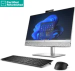 HP RENEW RENEW SILVER HP Elite 840 G9 AIO All-In-One 24 – i7-14700, 16GB, 512GB SSD, 23.8 FHD Non-Touch AG, VESA/Height Adjustable, Win 11 Pro, 1 years
