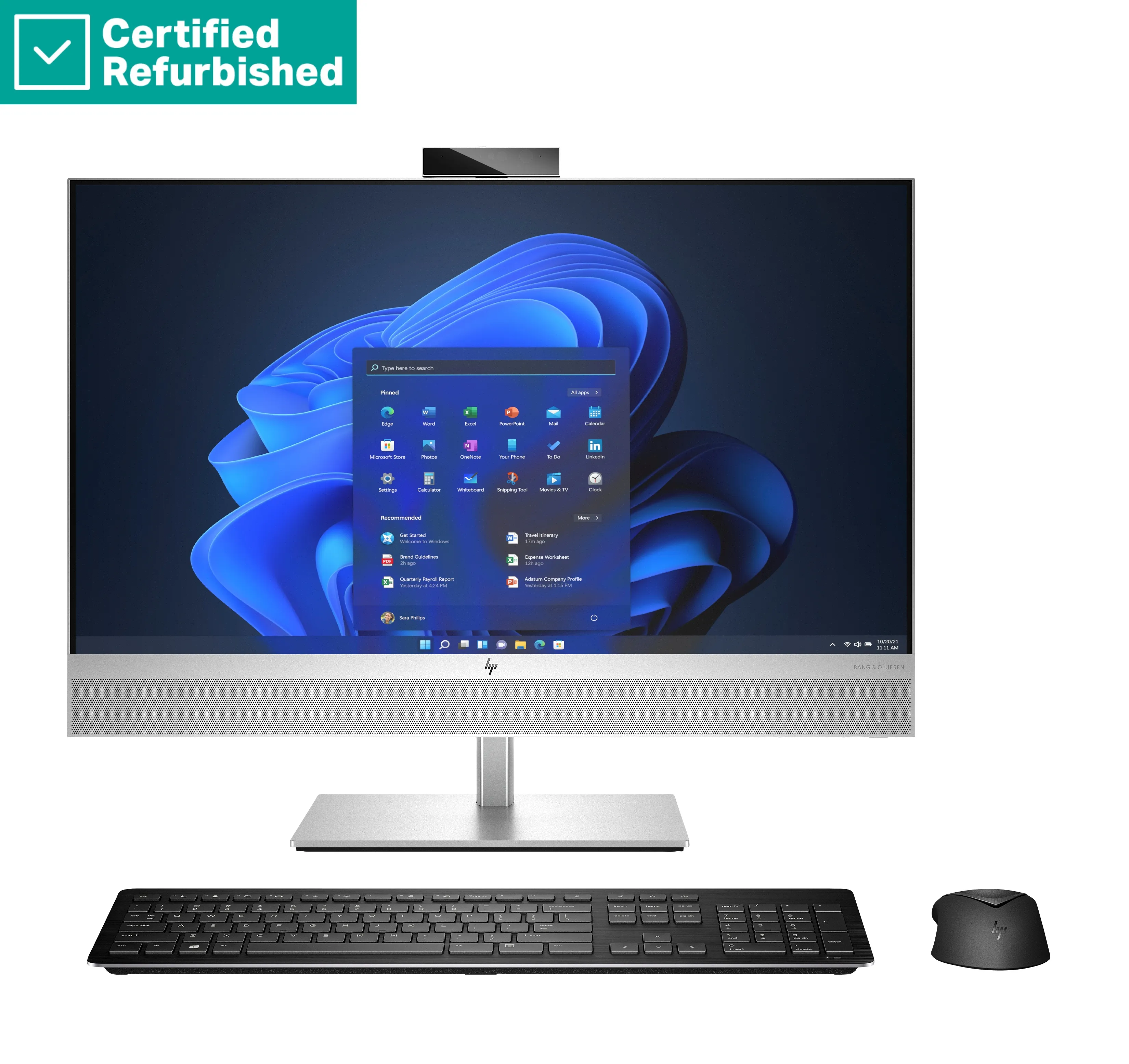 td-99a69etrabt HP RENEW RENEW SILVER HP Elite 870 G9 AIO All-In-One 27 – i7-14700, 16GB, 512GB SSD, 27 FHD Non-Touch AG, Height Adjustable, FPR, Win 11 Pro, 1 years