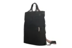 HP 14 Backpack Tote – 18 Liter Capacity, 4-way Convertible (backpack/tote/bag/handbag w/shoulder strap included), RFID Pocket, Extra Durable – Black, Beige