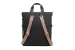HP 14 Backpack Tote – 18 Liter Capacity, 4-way Convertible (backpack/tote/bag/handbag w/shoulder strap included), RFID Pocket, Extra Durable – Black, Beige