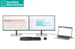 HP RENEW RENEW GOLD HP 524pu Series 5 Pro FHD Charging Monitor – 23.8″ 1920×1080 FHD 350-nit 100Hz AG, IPS, USB-C(100W/15W)/HDMI/DisplayPort Daisy-Chain, 3x USB-A, RJ-45 LAN, height adjustable/tilt/swivel/pivot, 1 years (replaces E24u G5)