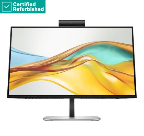 HP RENEW RENEW SILVER HP 524pm Series 5 Pro FHD Conferencing Monitor – 23.8″ 1920×1080 FHD 350-nit 100Hz AG, IPS, USB-C(100W/15W)/HDMI/DP Daisy-Chain, 3x USB-A, speakers, webcam, RJ-45 LAN, height adjust/tilt/swivel/pivot, 1 years (replaces E24m)