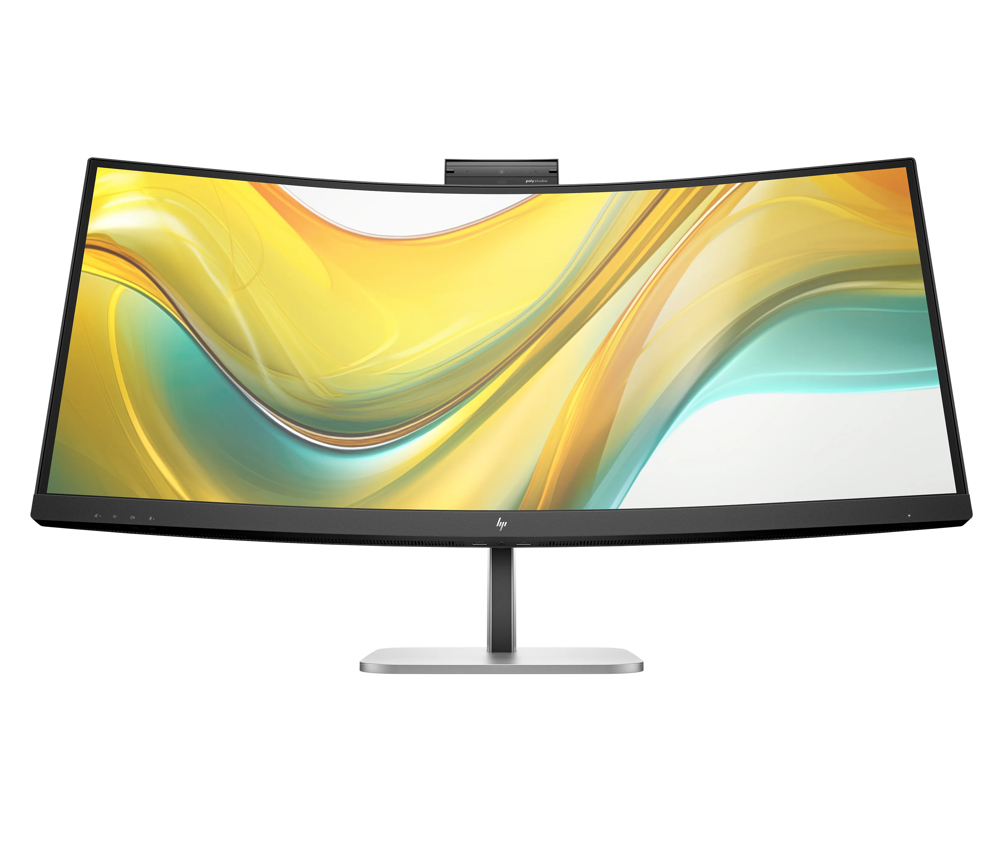 td-9e0z2a5abb HP 534pm Series 5 Pro WQHD USB-C Curved Conferencing PVC Free Monitor – 34″ 3440×1440 WQHD 400-nit AG, VA, USB-C(100W/15W)/HDMI/DisplayPort, 3x USB-A, speakers, 5MP webcam, RJ-45 LAN, height adjustable/tilt/swivel, 3 years (replaces E34m)