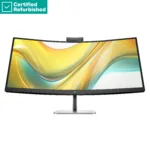 HP RENEW RENEW SILVER HP 534pm Series 5 Pro Curved Conferencing Monitor – 34″ 3440×1440 WQHD 400-nit 100Hz AG, Curved, VA, USB-C(100W)/USB-C(15W)/HDMI/DisplayPort, 3x USB-A, speakers, 5MP webcam, RJ-45 LAN, height adjustable/tilt/swivel, 1 years