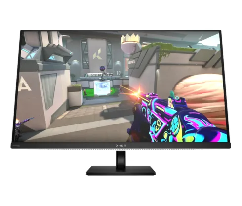 HP OMEN Transcend 32 White Backlit Gaming Charging Monitor – 31.5″ 3840 x 2160 4K UHD 240Hz 250-nit AG, QD-OLED, USB-C(140W/15W)/2x HDMI/DisplayPort/Audio Jack, USB-C, 3x USB-A, KVM switch, speakers, height adjustable/tilt/pivot, 1 years
