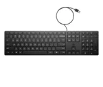 HP 320K USB Wired Keyboard – Black – EST