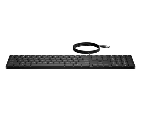 HP 320K USB Wired Keyboard – Black – EST
