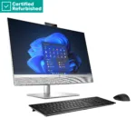 HP RENEW RENEW SILVER HP Elite 870 G9 AIO All-In-One 27 – i7-14700, 16GB, 512GB SSD, 27 QHD Touch AG, Height Adjustable, Win 11 Pro, 1 years