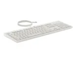 HP 225 G2 USB Wired Mouse Keyboard Combo, Copilot Key – Cashmere White – ESTONIAN
