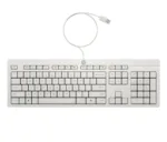 HP 225 G2 USB Wired Mouse Keyboard Combo, Copilot Key – Cashmere White – ESTONIAN