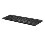 HP 125 G2 USB Wired Keyboard, Sanitizable, Copilot Key – Black – US ENG