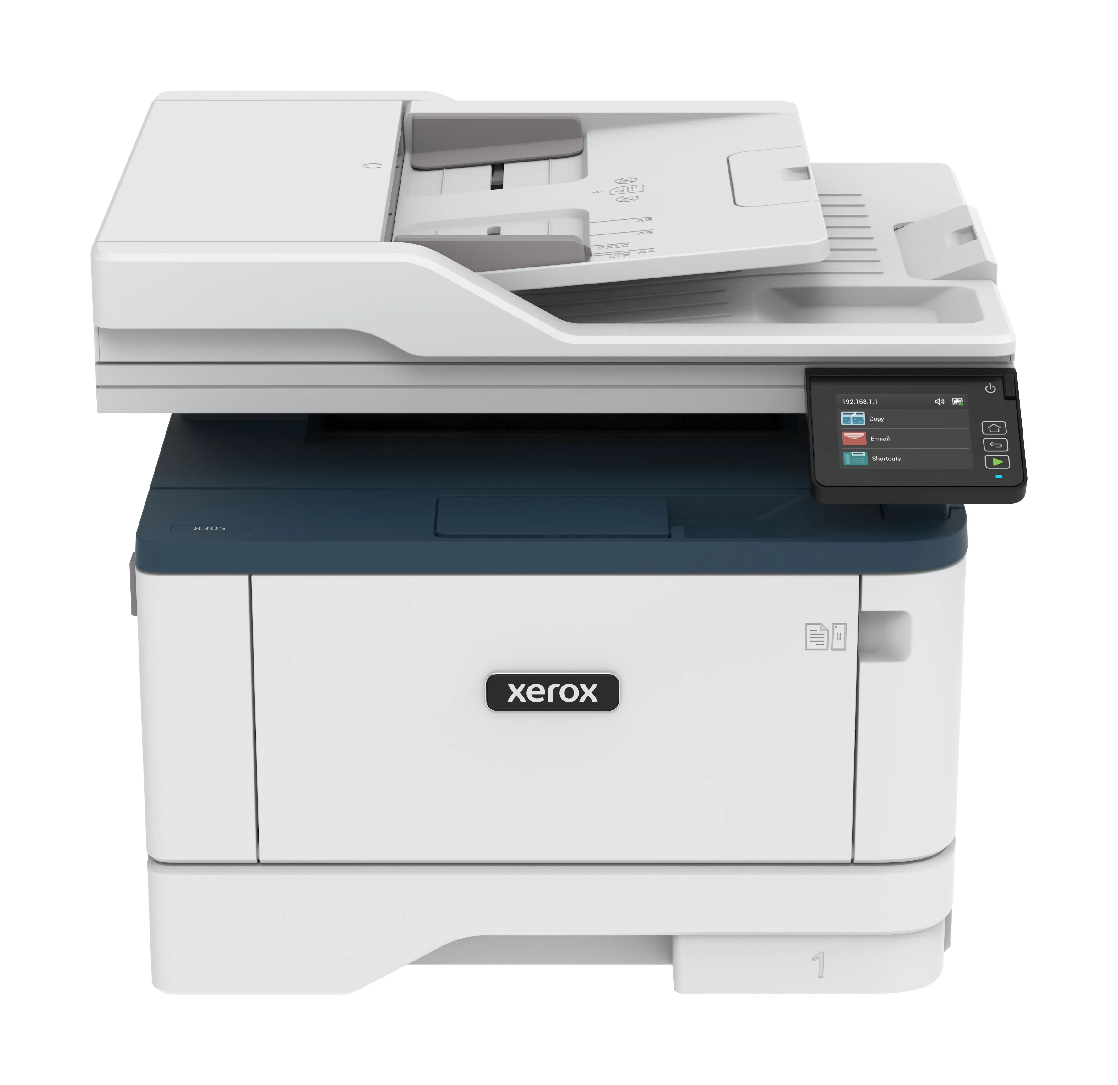 td-b305v_dni Xerox B305DNI A4 mono MFP 38ppm. Print, Copy, and Scan. Duplex, network, wifi, USB, 250 sheet paper tray