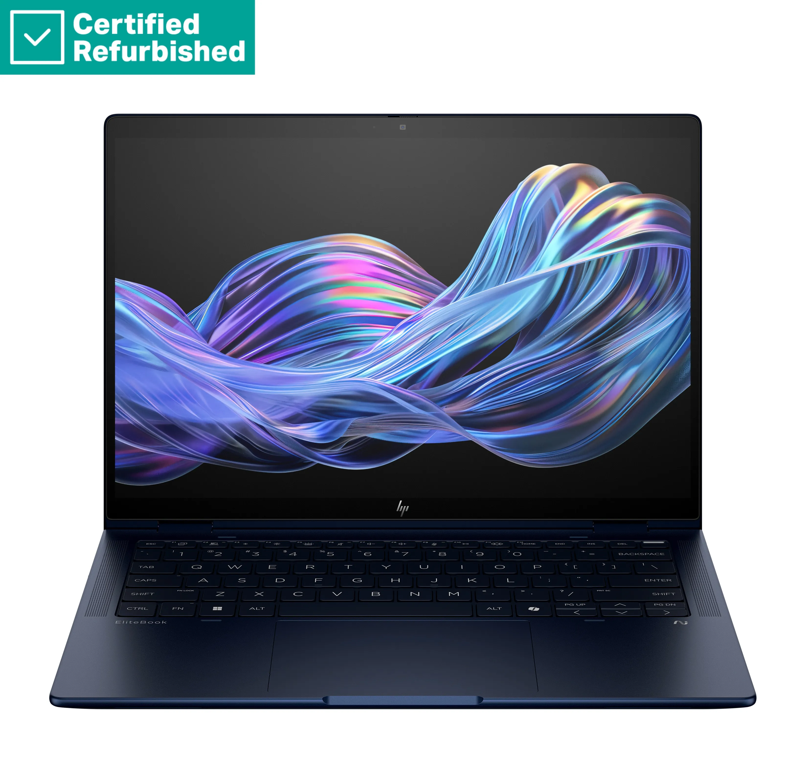 td-b69a5etrabz HP RENEW RENEW SILVER HP EliteBook X Flip G1i AI 14 – Ultra 7-256V, 16GB, 1TB SSD, 14 WUXGA 400-nit AG, 5MP IR cam, FPR, UK/Italian backlit keyboard, +Pen, Atmospheric Blue, 56Wh, Win 11 Pro, 1 years
