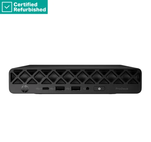 HP RENEW RENEW SILVER HP ProDesk 4 G1i Mini – Ultra 7-265T, 24GB, 1TB SSD, USB Mouse, Win 11 Pro, 1 years