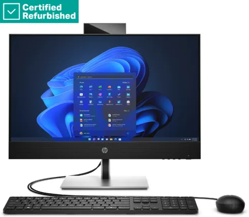 HP RENEW RENEW SILVER HP Pro 440 G9 AIO All-In-One – i5-14500, 16GB, 512GB SSD, 23.8 FHD Non-Touch AG, Height Adjustable, USB Mouse, Win 11 Pro, 1 years