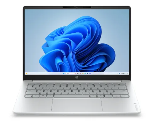 HP OmniBook 3 14-hu0009nyx – Core 5 120U, 16GB DDR5, 1TB, 14.0 2K (1920×1200) OLED Brightview Low Blue Light 300 nits, Glacier Silver FF – 1080p TNR, Not Included 45W AC Adapter, Win 11 Home, 1 years