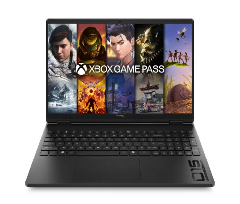 HP HyperX OMEN 15-gb0000ny – Ryzen 7 260, 24GB DDR5 1DM 5600, 1TB PCIe Gen4 Value, RTX 5060 8GB VRAM, 15.3 WQXGA (2560×1600) Antiglare Low Blue Light, Shadow Black Thin – 1080p TNR, 150 Watt, Win 11 Home, 1 years