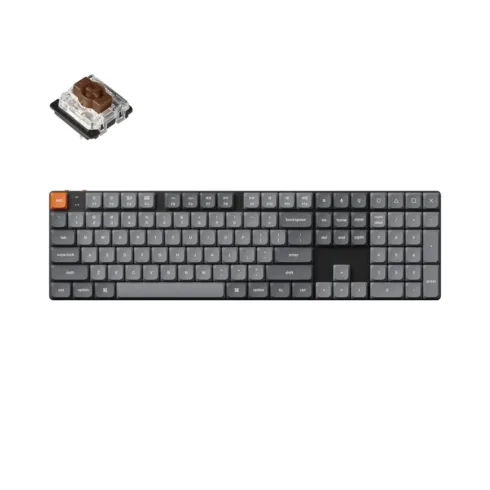 Keychron K5 Max RGB – US Layout – Hot-Swappable Low Profile Gateron Brown Wireless Keyboard