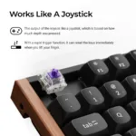 KEYCHRON K8 HE SE – US Layout – Gateron Magnetic Nebula – Carbon Black Wireless Keyboard
