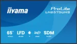 IIYAMA LH6575UHS-B2AG 65″ 4K UHD Professional Digital Signage 24/7 display featuring Android OS, FailOver and Intel® SDM slot