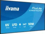IIYAMA LH6575UHS-B2AG 65″ 4K UHD Professional Digital Signage 24/7 display featuring Android OS, FailOver and Intel® SDM slot
