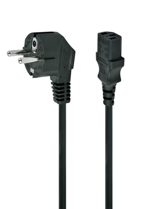 CABLES 220V Power Cord – 1.8m, C13 socket (for desktops, monitors)