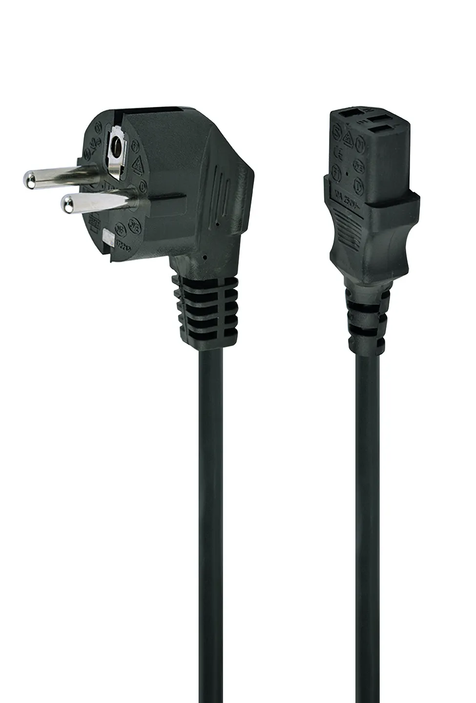 td-pc-186-c13_or CABLES 220V Power Cord – 1.8m, C13 socket (for desktops, monitors)