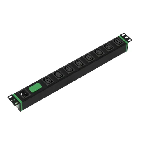 APC Easy Rack PDU, Basic, Horizontal, 1 Phase, 3.7kW, 230V, 16A, 8 x C13 outlets, IEC60320 C20 inlet