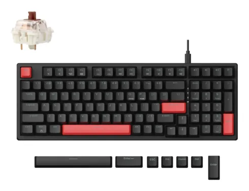 KEYCHRON Lemokey X5 – US Layout – Brown Switch Keyboard